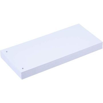 Photo OXFORD : Lot de 100 intercalaires en carton - Blanc 100421030