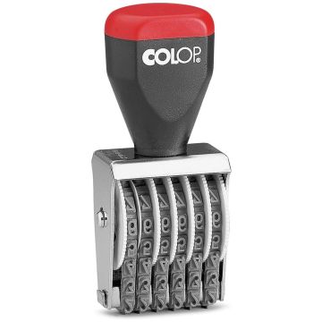 Tampon numéroteur - 6 positions - 4 mm : COLOP Image