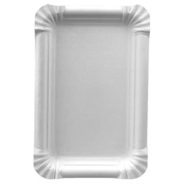 Assiette jetable en carton 130 x 200 mm PAP STAR Pure 11062 Lot de 250