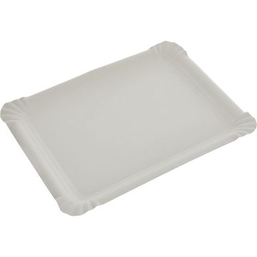 Assiette jetable en carton 165 x 200 mm PAP STAR Pure 11071 Lot de 250