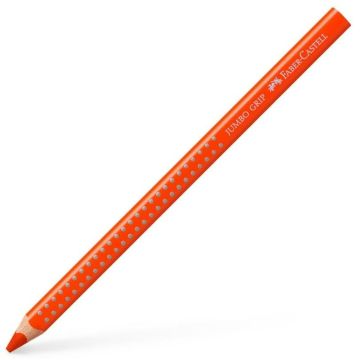 Crayon de couleur Jumbo GRIP - Orange Cadmium Foncé : FABER CASTELL Visuel