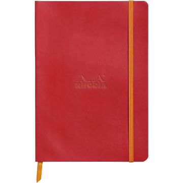 RHODIA : Carnet ligné RHODIARAMA A5 Rouge 117403C