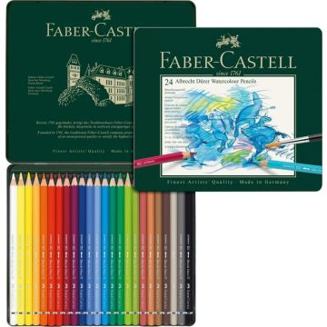 Étui de 24 Crayons de couleurs - Art Grip Aquarelle : FABER CASTELL Visuel