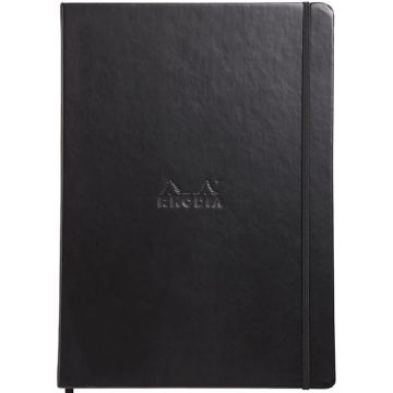 Photo Carnet de notes - Pages lignées - A4 - Noir RHODIA Webnotebook