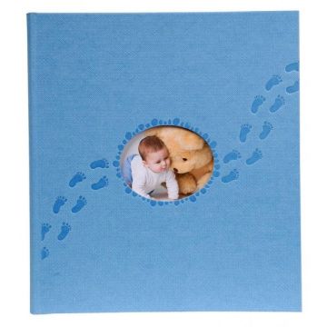 EXACOMPTA 12203E Album photos Piloo - Bleu - 290 x 320 mm Collection naissance garçon