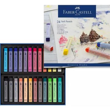 Craies pastel - 24 couleurs assorties : FABER-CASTELL Studio Quality Modèle