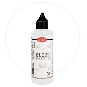 Peinture effet 3D - Blob Paint - Blanc : VIVA image