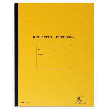 Registre des Recettes et Dépenses - 297 x 210 mm ELVE 1327-1
