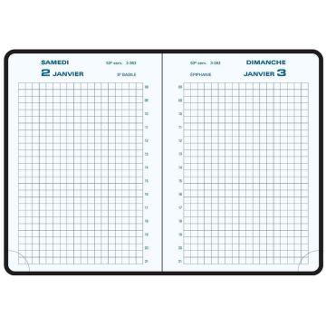 Agenda Journalier de poche 2024 - 130 x 85 mm EXACOMPTA 13416E