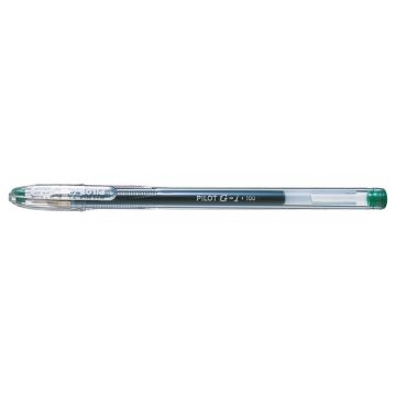 Stylo à bille à capuchon à encre gel - Vert : PILOT G1 Classique 138225