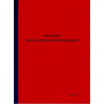 Livre de Police vide greniers et brocante - Manifestations publiques modèle (Registre ELVE 1415)