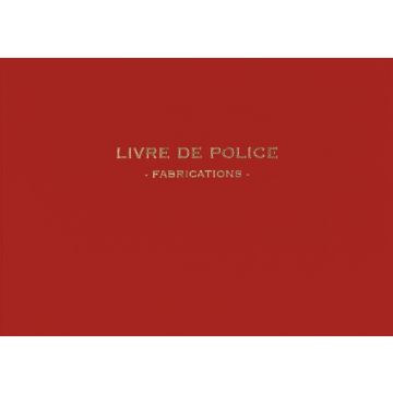 Registre Bijoutier  Livre de police fabricant Elve 14162
