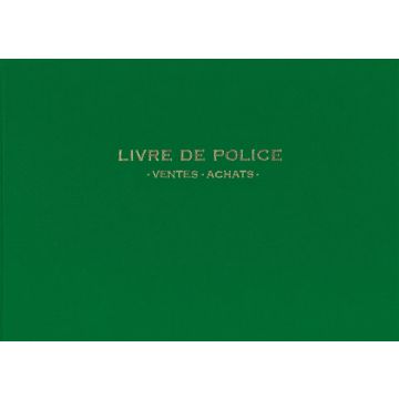 Registre Bijoutier - Achats/Ventes - Livre de police pour métaux précieux Elve 14172