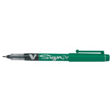 Stylo feutre V Sign Pen - Vert : PILOT Visuel