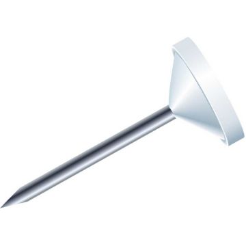 EXACOMPTA : Epingles unies à tête plate - Blanc 14500E photo