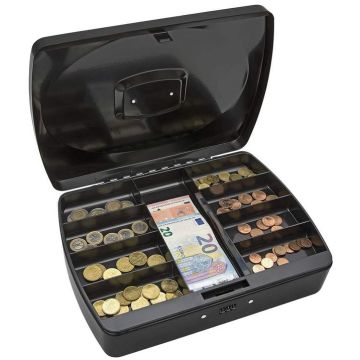Caisse à Monnaie à serrure à code - 330 x 240 mm WEDO Ouvert