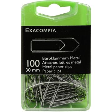 Trombones - 30 mm - Lot de 100 : EXACOMPTA image