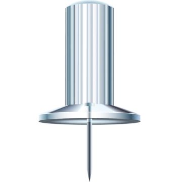 Boite de 25 punaises - Cristal translucide (Exacompta Papic 14912E : Fourniture de bureau) exemple