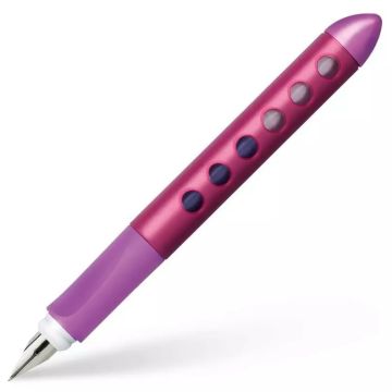 Stylo plume éducatif Scribolino pour droitier - Mûre : FABER CASTELL Photo