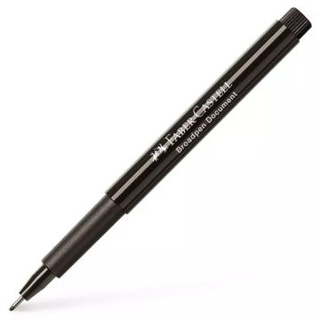 Stylo feutre Broadpen 1554 - Noir : FABER CASTELL Visuel