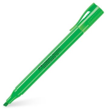 Surligneur à pointe biseautée - Vert : FABER-CASTELL Textliner 38 Visuel