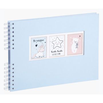 Album photos à spirales - 320 x 220 mm - Bleu Clair : EXACOMPTA Sweet image