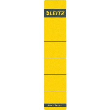 Photo Etiquettes Dos de classeur - 61 x 285 mm - Jaune : LEITZ Lot de 10 - 1640-00-15