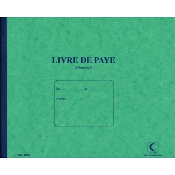 Livre de paye : Registre des appointements et des salaires (ELVE 1646)