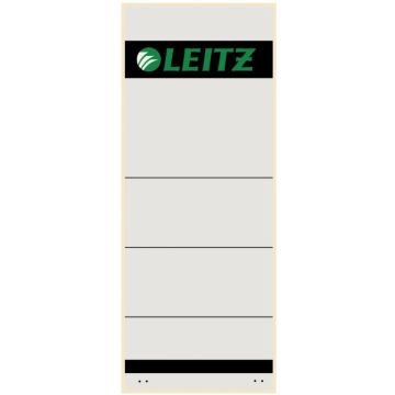 Photo Etiquettes Dos de classeur - 61 x 157 mm - Gris : LEITZ Lot de 10 - 1647-00-85