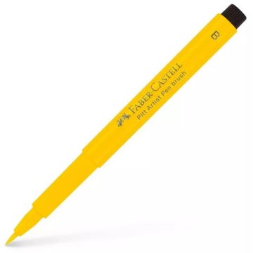 Feutre à encre de chine PITT artist pen - Jaune de cadmium : FABER CASTELL Photo
