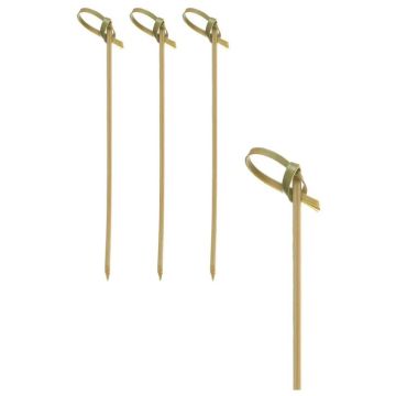 Photo Pique apéritif en bambou - 60 mm PAP STAR Noeud