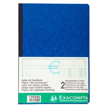 EXACOMPTA 17020E Registre - 2 colonnes sur 1 page - 297 x 210 mm (Journal)