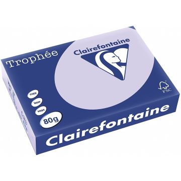 Ramette de papier Trophée de 500 feuilles A4 - Lilas : CLAIREFONTAINE Photo
