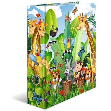 Classeur à 2 anneaux - Dos de 70 mm - Jungle : HERMA Ecole maternelle image