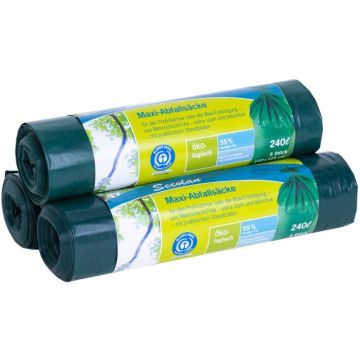 Sacs poubelle Maxi - 240 litres - Vert SECOLAN 211027