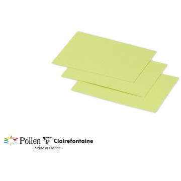 Photo POLLEN : Carte de papier Vert bourgeon - Format 70 x 95 mm 21240C
