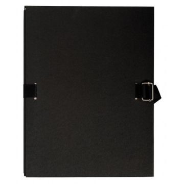 EXACOMPTA Chemises toilées à sangle - Noir 223065E