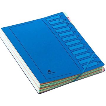 Trieur de Bureau 12 compartiments - Bleu : EXTENDOS Visuel