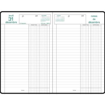 Agenda Semainier 2024 - 225 x 185 mm EXACOMPTA Horizons 22 Bleu