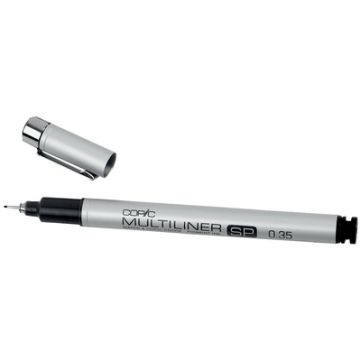 Feutre à pointe fine Multiliner SP - 0,2 mm - Noir : COPIC Visuel