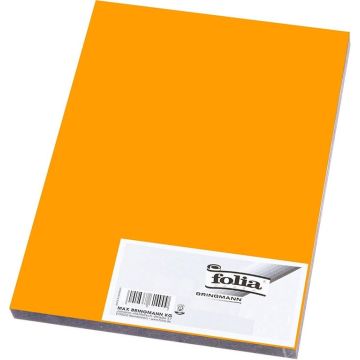 Caoutchouc Mousse - Jaune foncé - 200 x 290 mm : FOLIA Lot de 10 Visuel