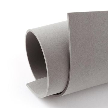 Caoutchouc Mousse - Gris clair - 200 x 290 mm : FOLIA Lot de 10 Visuel
