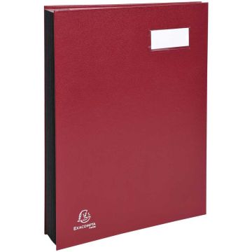 Parapheur Signature Direction - 12 compartiments - Bordeaux EXACOMPTA