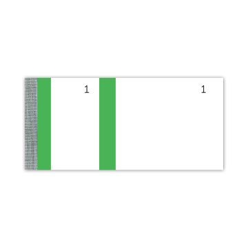 BLOCS VENDEUR Carnet de 100 tickets - Vert  Elve 248