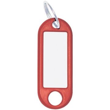 Lot de 10 Porte-clés - Rouge : WEDO Visuel