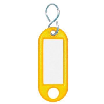 Lot de 10 Porte-clés - Blanc - Crochet en S WEDO