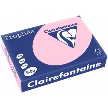 Ramette de papier Trophée de 250 feuilles A4 160g - Rose : CLAIREFONTAINE Image