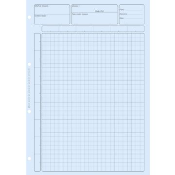 BLOC BLEU : Matrice pour contrôle interne 2672 - Feuille de travail comptable (ELVE)