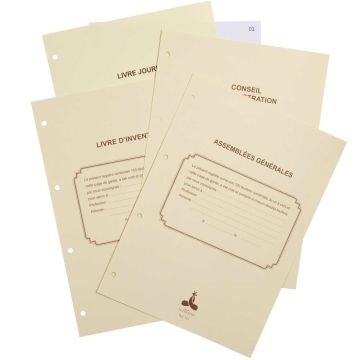 Recharge pour registre juridique - 100 feuillets - 90 g Le DAUPHIN