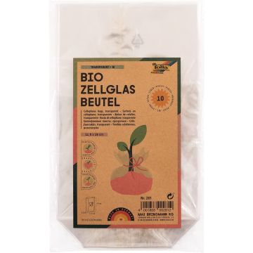 Sachet en cellophane transparent - 115 x 190 mm : FOLIA Lot de 10 Visuel